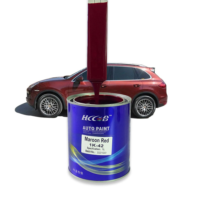 Pee Tae Automotive Paint Mixing Pūnaha mō te Car Body Retouching 1k Maroon Toha Motuhake