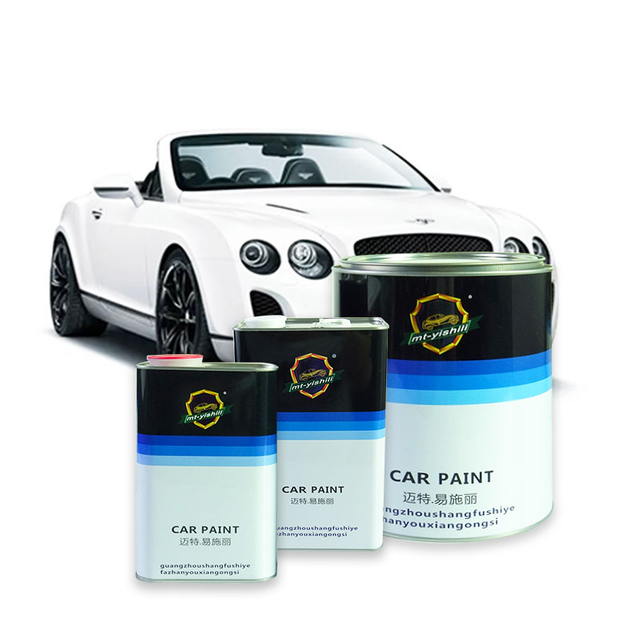 Pintura acr&iacute;lica para autom&oacute;viles 1K/2K, base de reparaci&oacute;n duradera, brillo mejorado