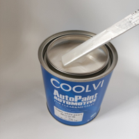 Fijne witte parel acrylverf Autolak Helderzilver metallic harsspuitverf